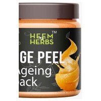 Picture of Heem & Herbs Orangepeel Anti Ageing Face Pack, 100 gm