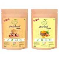 Picture of Heem & Herbs Sandalwood & Amba Haldi Powder Face Pack, 100gm, Pack Of 2Pcs