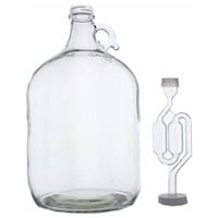 Picture of 4.5L Glass Wine Fermenter with Twin Bubble Airlock