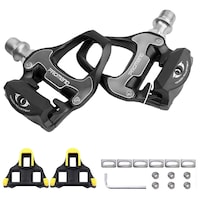 Mostos Road Bike Clipless Pedals With Cleats Set