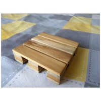 Saan Conex Solid Wood Pallet Tea Coasters