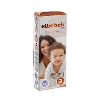 Elbebek Baby Diapers, Midi - Pack of 36 Pcs