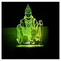 Picture of 2Mech Acrylic Colour Changing 3D Illusion LED Night Lamp, Hanuman Design