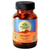 Picture of Organic India Immunity, OIIC, 60 Capsules Bottle