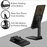 Picture of Striff Foldable Tablet Mobile Stand Holder, Black