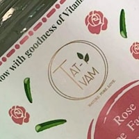 Tat-Tvam Organic Aloe Vera and Rose Face Gel, TTRG, 180ml, Gel