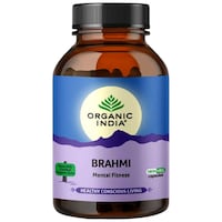 Picture of Organic India Brahmi, OIBC, 180 Capsules Bottle
