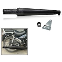 Picture of Dhebest Wild Boar Silencer Wild Boar Exhaust Silencer, Black
