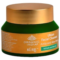 Picture of Organic India Ubtan Facial Cleanser, OIUA, Green and Golden, 25 Gram