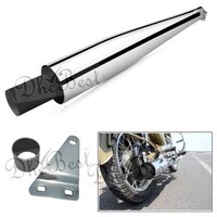 Picture of Dhe Best L1 Cone High Chrome Plated Exhaust Wildboar Silencer