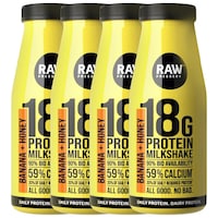 Picture of Raw Pressery Dairy Protein Milkshake, RPBH, Banana Honey, 200ml, Pack of 4