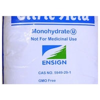 Citric Acid Monohydrate Chemical Powder, 25 Kg