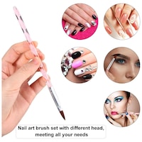 Picture of Royalkart Nail Art Brush and Dotting Tool Set, Pack of 10