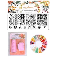 Picture of Royalkart Nail Art Stamping Image Plate, RK-03, Multicolour