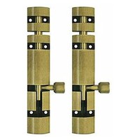 Hexiqon Xylo Tower Bolt, 4 Inch, Antique Finish, Pack Of 2Pcs