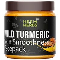 Picture of Heem & Herbs Wild Turmeric Skin Smoothness Face Pack, 100 gm