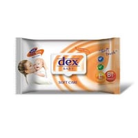 Dex Soft Care Baby Paraben & Alcohol Free Wet Wipes, 90Pcs - Carton of 12 Pcs