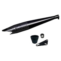 Picture of Dhe Best Shark Glass Wool Exhaust Silencer, Complete Black
