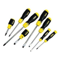 Picture of Stanley Cushion Grip Magnetic Tip Screw Driver Set, Set of 8pcs