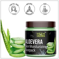 Picture of Heem & Herbs Aloevera Skin Moisturizing Face Pack, 100 gm, Pack Of 2Pcs