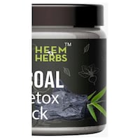 Picture of Heem & Herbs Charcoal Skin Detox Face Pack, 100 gm