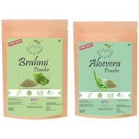 Picture of Heem & Herbs Brahmi and Aloevera Powder, 100 gm, Pack Of 2Pcs