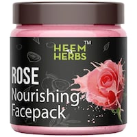 Picture of Heem & Herbs Rose Nourishing Face Pack, 100 gm
