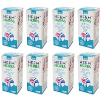 Heem & Herbs Ayurvedic Pain Relief Oil, 50 ml, Pack Of 8Pcs