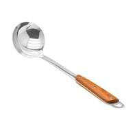 Picture of Raj Stainless Steel Laddle With Wooden Handle , 55 Cm