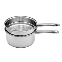 Picture of VINOD Stainless Steel Steamer Saucepan Two Tier