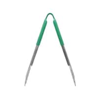 Raj Stainless Steel Utility Tong , Green , 12Inch
