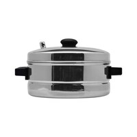 Picture of Raj Steel Idli Cooker With 3 Tier Plate , Silver