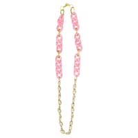 RKS Rextel Mask Chain Necklace, Pink