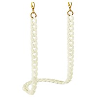 RKS Mask Plastic Chain And Necklace, White