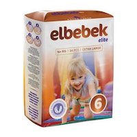 Elbebek Baby Diapers, Xlarge, 0.96kg - Pack of 24 Pcs