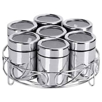 Picture of Limetro Steel 7in1 Stainless Steel Containers with Spoons