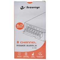 Picture of Secureye 8 Channel CCTV Power Supply, 12V, 10 Amp SMPS