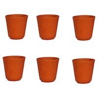 Picture of Village Decor Terracotta Water Drinking Glass, 6 Pieces