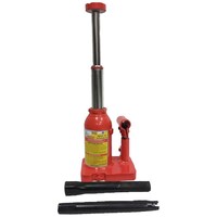 Picture of Titan Hydraulic Double Lift Bottle Jack, Red, 2 Ton