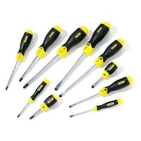 Picture of Stanley Cushion Grip Magnetic Tip Screw Driver Set, Set of 10pcs