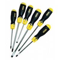 Picture of Stanley Cushion Grip Magnetic Tip Screw Driver Set, Set of 6pcs