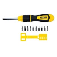 Picture of Stanley Multibit Ratcheting Screw Driver & 10 Bits Set