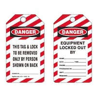 Loto Lok PVC Danger Tags, 143mm, S1–TAGD–02