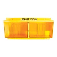 Loto Lok Padlocks Empty Lockout Station, 8Padlocks, LS-MSTPT-EB