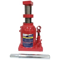 Picture of Titan Hydraulic Bottle Jack, Red, 50 Ton