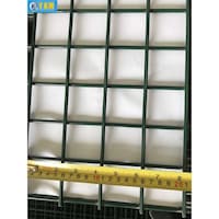 Ykm Pvc Coated Welded Wire Mesh Fence, Green, 0.9 x 13.5m