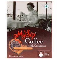 Mysip Pure Coffee With Cinnamon, 100 gm