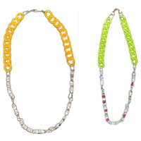 Picture of RKS Rextal Mask Chain Cum Necklace, Set of 2