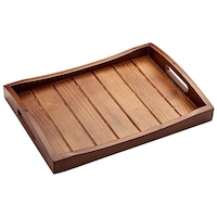 Sarangware Wooden Decorative Serving Tray, Globus 12011C