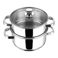 Picture of Vinod Stainless Steel Steamer Two Tier , 14 Cm